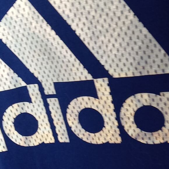 Adidas Women's Small The Go To Performance Blue Short sleeve t-shirt. ATLEISURE - Picture 3 of 7
